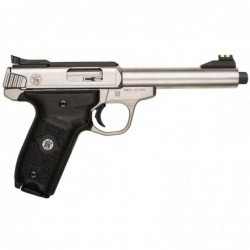 View 2 - Smith & Wesson Victory, Semi-automatic Pistol, 22LR, 5.5" Threaded Barrel, Steel Frame, Stainless Finish, Polymer Grip, Adjusta