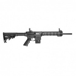 Smith & Wesson M&P15-22, Semi-automatic, AR, 22LR, 16.5" Barrel, Black Finish, Fixed Stock, 10" M&P Slim Handuard with Magpul M