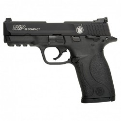 Smith & Wesson M&P Compact, Semi-automatic, Striker Fired, 22LR, 3.6" Threaded Barrel, 3/8"x24, Takes 3/8"x24 to 1/2"x28 Adapte