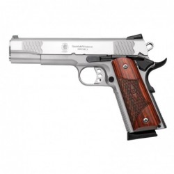 Smith & Wesson 1911, E Series, Semi-automatic, Single Action, 45 ACP, 5" Barrel, Stainless Steel Frame/Slide/Barrel, Stainless