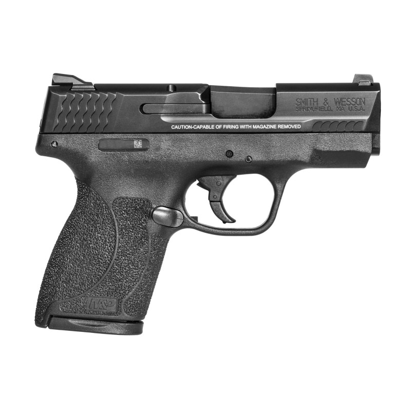 Smith & Wesson Shield, Semi-Automatic, Striker Fired, Compact, 45ACP, 3.3 Barrel, Polymer Frame, Black Finish, 3 Dot Sights, 2