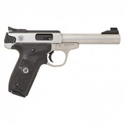 View 2 - Smith & Wesson Victory Target, Semi-automatic, 22LR, 5.5" Bull Barrel, Stainless Frame, Stainless Finish, Polymer Grips, 10Rd,