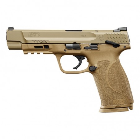 Smith & Wesson M&P 2.0, Semi-Automatic, Striker Fired, Full Frame, 9MM, 5" Barrel, Polymer Frame, Flat Dark Earth Finish, 3 Dot