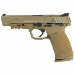 Smith & Wesson M&P 2.0, Striker Fired, Full Size, 40 S&W, 5" Barrel, Polymer Frame, Flat Dark Earth Finish, Fixed Sights, Thumb