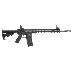 View 2 - Smith & Wesson M&P15T, Semi-automatic, AR, 556NATO, 16" Barrel, Black Finish, Black Collapsible Stock, FlattopRail, Flash Suppe