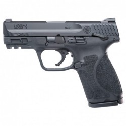 Smith & Wesson M&P 2.0, Striker Fired, Compact Frame, 9MM, 3.6" Barrel, Polymer Frame, Black Finish, 15Rd, 2 Magazines, Thumb S