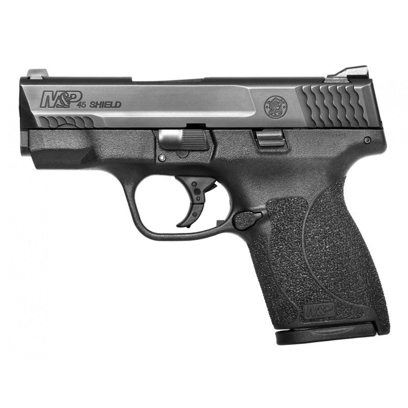 Smith & Wesson Shield M2.0, Semi-automatic, Striker Fired, Compact Size, 45 ACP, 3.3" Barrel, Polymer Frame, Black Finish, 6Rd