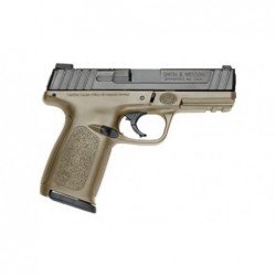 View 2 - Smith & Wesson SD9, Semi-automatic, Striker Fired, Full Size, 9MM, 4" Barrel, Polymer Frame, Flat Dark Earth Frame with Black S