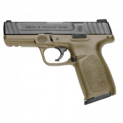 View 1 - Smith & Wesson SD40, Semi-automatic, Striker Fired, Full Size, 40 S&W, 4" Barrel, Polymer Frame, Flat Dark Earth Frame with Bla