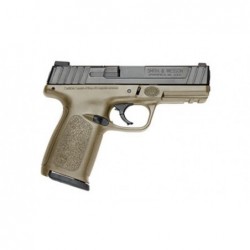 View 2 - Smith & Wesson SD40, Semi-automatic, Striker Fired, Full Size, 40 S&W, 4" Barrel, Polymer Frame, Flat Dark Earth Frame with Bla