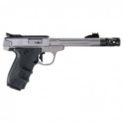 View 2 - Smith & Wesson Performance Center Victory Target, Semi-Automatic, 22LR, 6" Target Fluted Barrel with Muzzle Brake, Stainless St