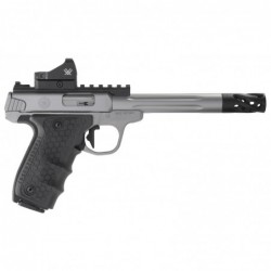 View 2 - Smith & Wesson Performance Center Victory Target, Semi-Automatic, 22LR, 6" Target Fluted Barrel with Muzzle Brake, Stainless St