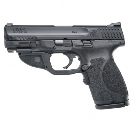 Smith & Wesson M&P 2.0, Striker Fired, Compact Frame, 40 S&W, 4" Barrel, Polymer Frame, Black Finish, 13Rd, Fixed Sights, 2 Mag