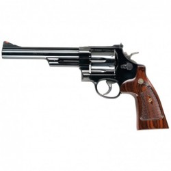 View 1 - Smith & Wesson Model 29, Double Action, Large Revolver, 44 Magnum, 6.5" Barrel, Carbon Steel Frame, Blued Finish, Wood Grips, A