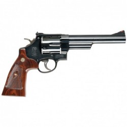 View 2 - Smith & Wesson Model 29, Double Action, Large Revolver, 44 Magnum, 6.5" Barrel, Carbon Steel Frame, Blued Finish, Wood Grips, A