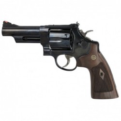 View 2 - Smith & Wesson 29, Double Action Revolver, Large Frame, 44 Magnum, 4" Barrel, Carbon Frame, Blue Finish, Wood Grips, Adjustable