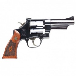 View 2 - Smith & Wesson Model 27, Double Action, Large Frame, 357 Magnum, 4" Barrel, Carbon Frame, Blue Finish, Walnut Grips, 6Rd, Adjus