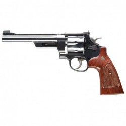 Smith & Wesson 27, Double Action, Large, 357 Mag, 6.5" Barrel, Carbon Frame, Blue Finish, Walnut Grips, Adjustable Sights, 6Rd