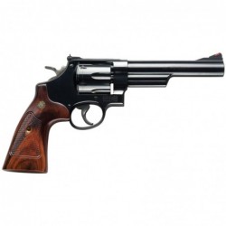 View 2 - Smith & Wesson 57, Double Action, Large, 41 Mag, 6" Barrel, Carbon Frame, Blue Finish, Wood Grips, Adjustable Sights, 6Rd 15048