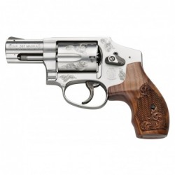 View 1 - Smith & Wesson Model 640, Small Frame, 357 Magnum, 2.125" Barrel, Steel Frame, Stainless Finish, Wood Grips, Fixed Sights, 5Rd,