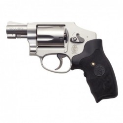 View 1 - Smith & Wesson Model 642, Small Frame Revolver, 38 Special, 1.875" Barrel, Alloy Frame, Stainless Finish, Laser Grip, Fixed Sig