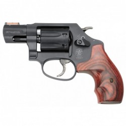 Smith & Wesson 351PD, Revolver, 22WMR, 1.875", Alloy, Blue, Wood, 7Rd, Right Hand, HiViz 160228