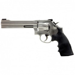 Smith & Wesson Model 617, Medium Frame, 22LR, 6" Barrel, Steel Frame, Stainless Finish, Rubber Grips, Adjustable Sights, 10Rd,
