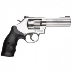Smith & Wesson Model 617, Medium Frame Revolver, 22LR, 4" Barrel, Stainless Steel Frame, Stainless Finish, Synthetic Grip, Adju