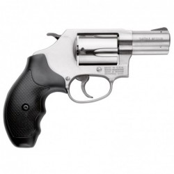 View 2 - Smith & Wesson J-Frame 60 Revolver, 357 Mag, 2.125" Barrel, Stainless Steel Frame, Satin Stainless Finish, Rubber Grip, 5 Round