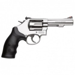 Smith & Wesson 67 K-Frame Revolver, 38 Special, 4" Barrel, Stainless Steel Frame, Satin Stainless, Rubber Grip, 6 Rounds 162802