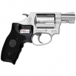 View 2 - Smith & Wesson Model 637, Double Action, Small Frame Revolver, 38 Special, 1.875" Barrel, Alloy Frame, Stainless Finish, Laser