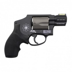 Smith & Wesson Model 340, Small Frame, 357 Magnum, 1.875" Barrel, Scandium Frame, Black Finish, Rubber Grips, Fixed Sights, 5Rd
