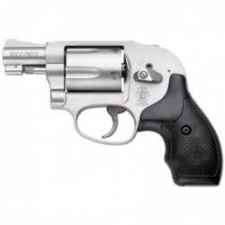 Smith & Wesson 638, J-Frame Revolver, 38 Special, 1.875" Barrel, Aluminum Alloy, Matte Silver Finish, Rubber Grip, 5 Rounds 163