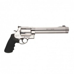 Smith & Wesson 500, Revolver, Double Action, 500 S&W, 8.375" Barrel, Stainless Frame, Satin Stainless Finish, Adjustable Rear S