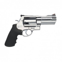 Smith & Wesson 500, Revolver, Double Action, 500 S&W, 4" Barrel, Stainless Steel Frame, Satin Stainless Finish, Adjustable Sigh