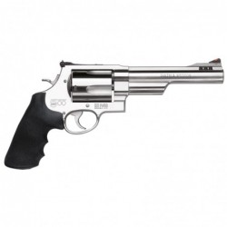 Smith & Wesson Model 500, Double Action, X-Large Frame, 500 S&W, 6.5" Ported Barrel, Stainless Frame, Stainless Finish, Rubber