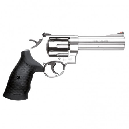 Smith & Wesson 629, Classic, Revolver, 44 Mag, 5" Barrel, Stainless Steel Frame, Satin Stainless Finish, AdjustableRear Sight,