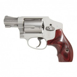 Smith & Wesson Model 642 LadySmith, Small Frame Revolver, 38 Special, 1.875" Barrel, Alloy Frame, Matte Silver Finish, Wood Gri