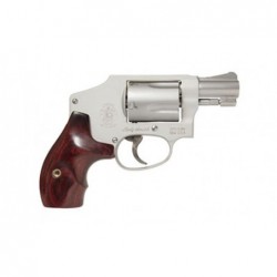 View 2 - Smith & Wesson Model 642 LadySmith, Small Frame Revolver, 38 Special, 1.875" Barrel, Alloy Frame, Matte Silver Finish, Wood Gri