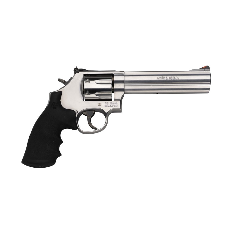 Smith & Wesson 686 Plus, Medium Frame, 357 Mag, 6" Barrel, Steel Frame, Stainless Finish, Rubber Grips, Adjustable Sights, 7Rd,