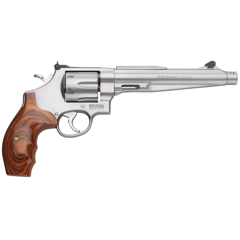 Smith & Wesson 629 Performance Center, Double Action Revolver, Large Frame, 44 Magnum, 7.5" Barrel, Steel Frame, Stainless Fini