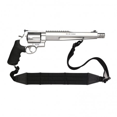 Smith & Wesson Model 500 Comped Hunter, Double Action, Large Revolver, 500 S&W, 10.5" Barrel, Steel Frame, Stainless Finish, Ru