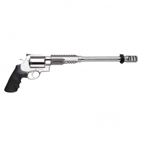 Smith & Wesson Model 460XVR, Double Action, X-Large Frame, 460 S&W, 14" Fluted Barrel with Muzzle Brake, StainlessFrame, Stainl