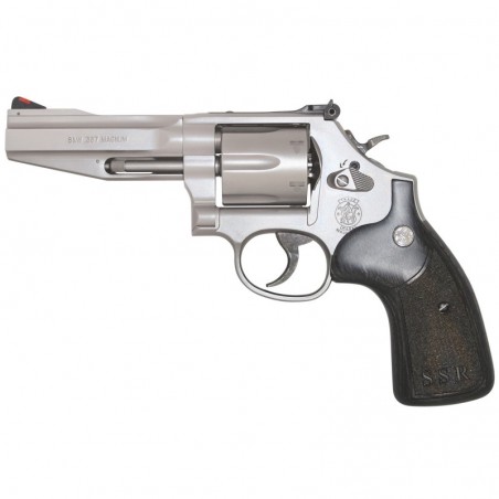 Smith & Wesson 686, Pro Series, Revolver, Double Action, Medium Frame, 357 Mag, 4" Barrel, Stainless Finish, Laminate, 6Rd, Adj