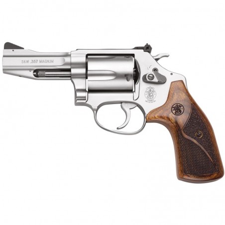 Smith & Wesson 60 Pro Series, Small Frame Revolver, Double Action, 357 Mag, 3" Barrel, Stainless Frame, Matte Stainless Finish,