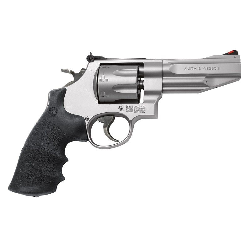 Smith & Wesson 627 Pro Series, Double Action, Large, 357 Mag, 4" Barrel, Stainless Finish, Matte Stainless Finish, Rubber Grips