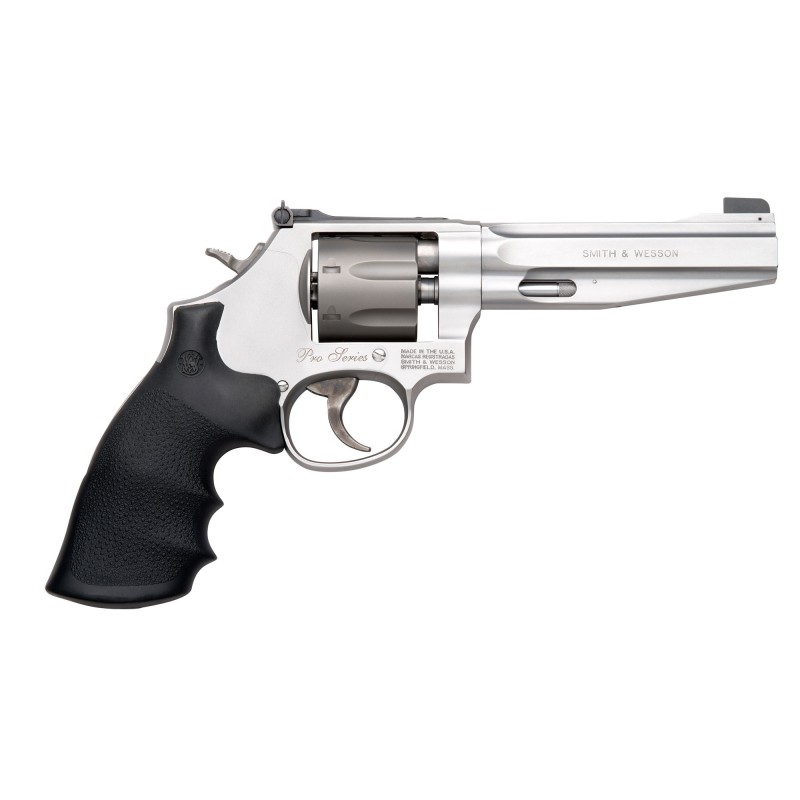 Smith & Wesson Model 986 Performance Center, Double Action, Medium Frame Revolver, 9MM, 5" Barrel, Steel Frame, Stainless Finis