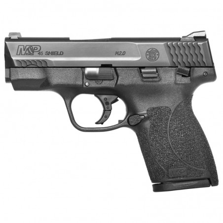 Smith & Wesson Shield M2.0, Semi-automatic, Striker Fired, Compact, 45 ACP, 3.3" Barrel, Polymer Frame, Black Finish, 3 Dot Sig