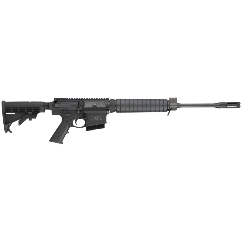 Smith & Wesson M&P 10, Semi-automatic Rifle, 308 Win, 762NATO, 18" Barrel, Optic Ready, Black Finish, 6 Position Collapsible St