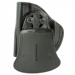 View 2 - Tagua PD2R, Paddle Holster, Right Hand, Black, Fits Glk 17, 22, Leather PD2R-300